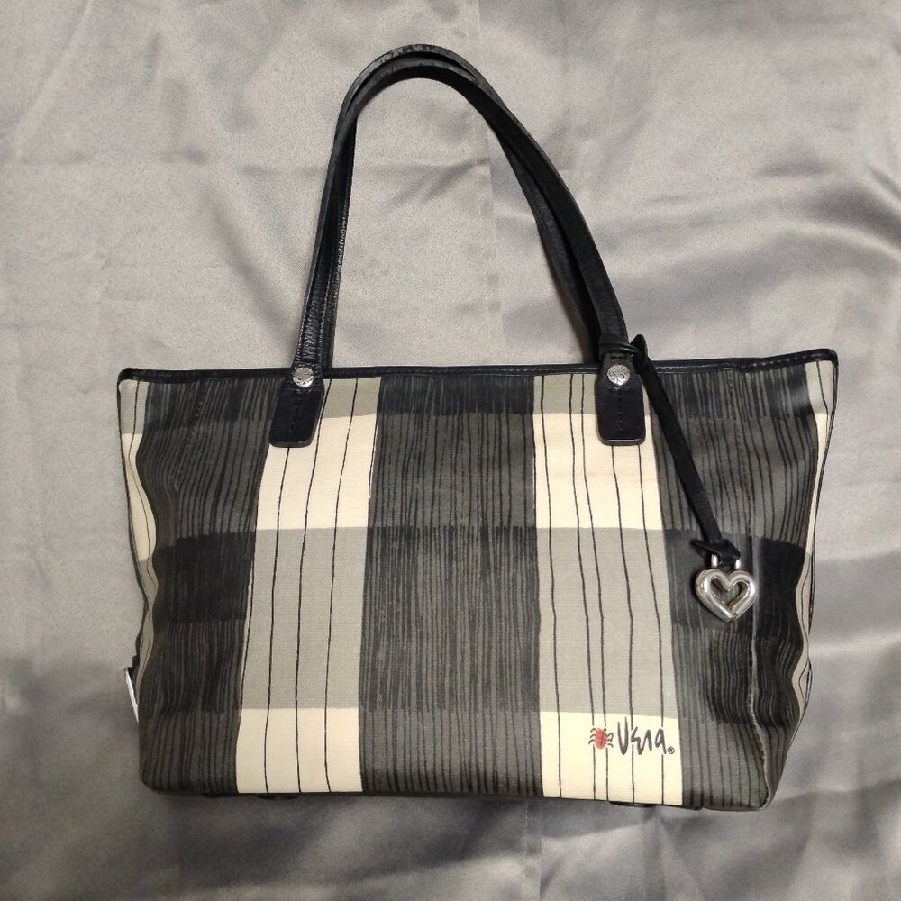 ❤️4 BRIGHTON Love Vera Ladybug Plaid Shopper +Vera Cosmetic Case +FOB +Dustbag